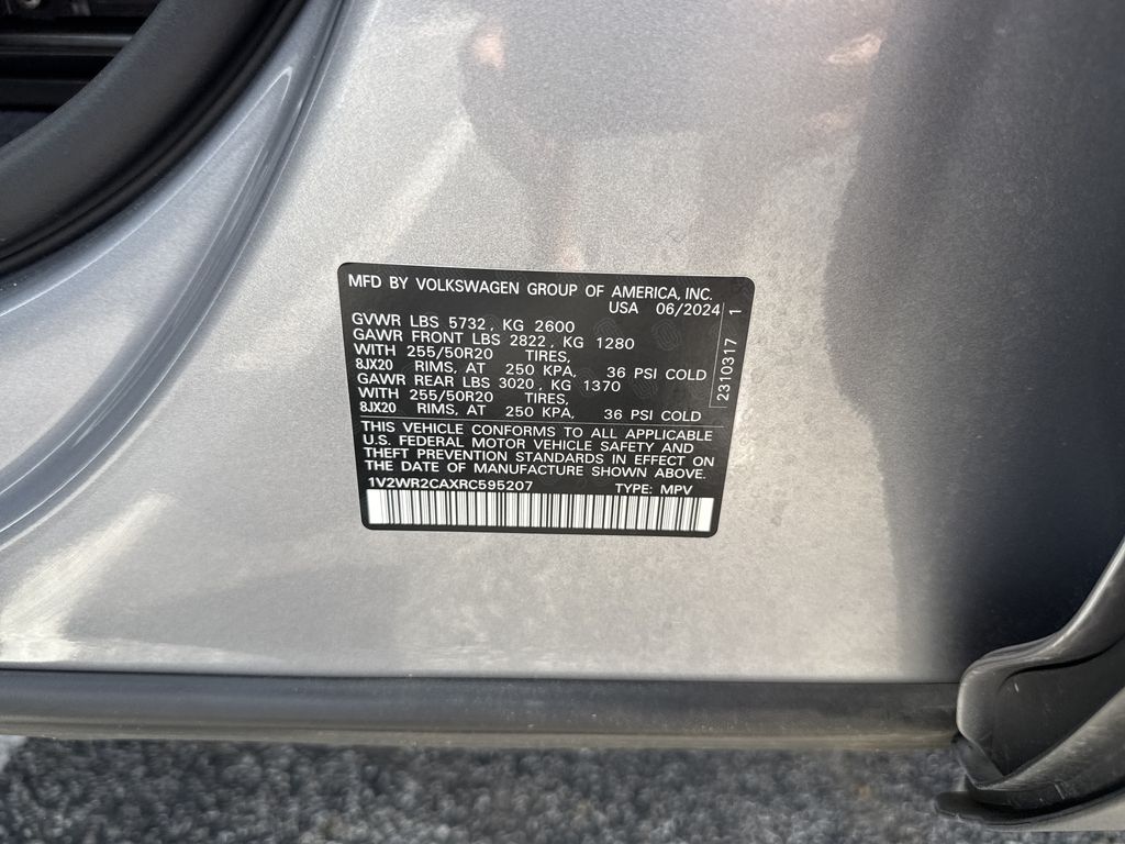 2024 Volkswagen Atlas 2.0T SE w/Technology Silver at DeMontrond Auto Country