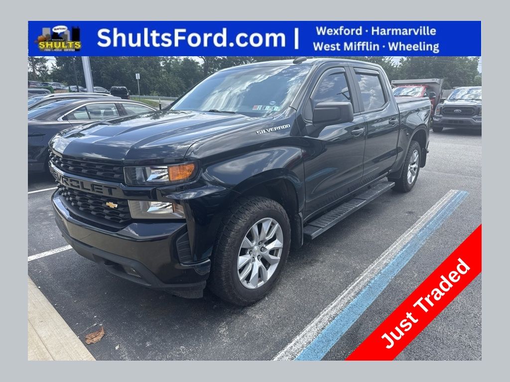 Black 2021 Chevrolet Silverado 1500 Pickup Truck Four-Wheel Drive 6-Speed Automatic Overdrive