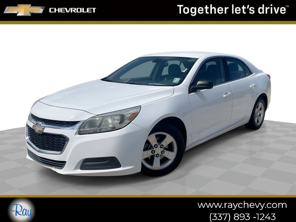 Summit White 2014 Chevrolet Malibu LS FWD Sedan Front-Wheel Drive 6-Speed Automatic Overdrive