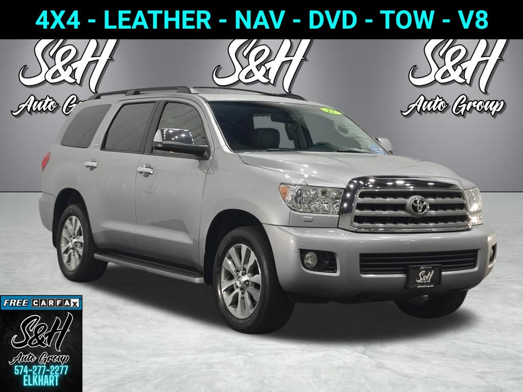 Silver Sky Metallic 2017 Toyota Sequoia Limited 4WD SUV / Crossover Four-Wheel Drive 6-Speed Automatic