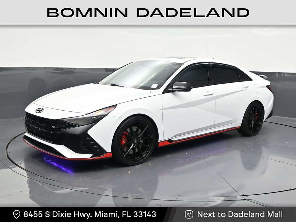 Lunar 2023 Hyundai Elantra N FWD Sedan Front-Wheel Drive 8-Speed Dual Clutch