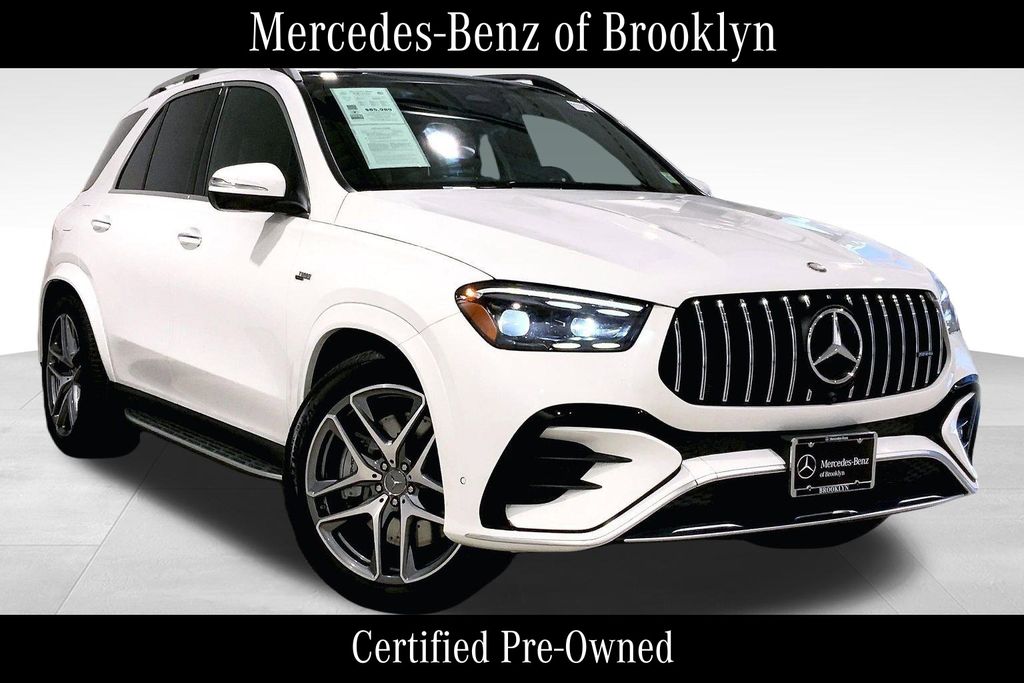 Polar White 2026 Mercedes-Benz GLE AMG GLE 53 4MATIC+ SUV / Crossover All-Wheel Drive 9-Speed Automatic