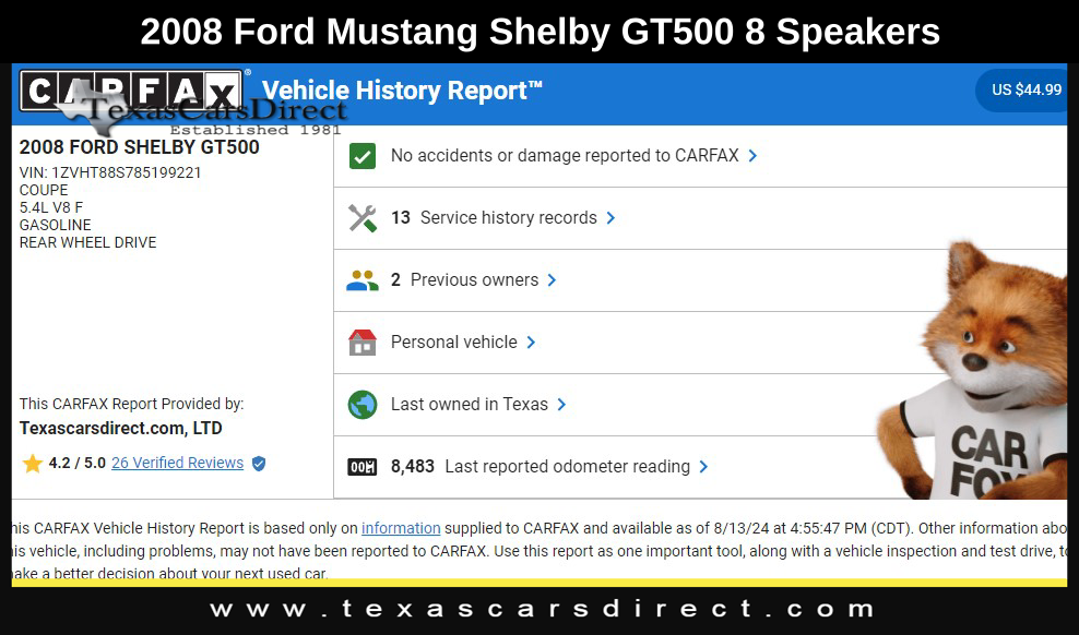 2008 Ford Mustang Shelby GT500 10