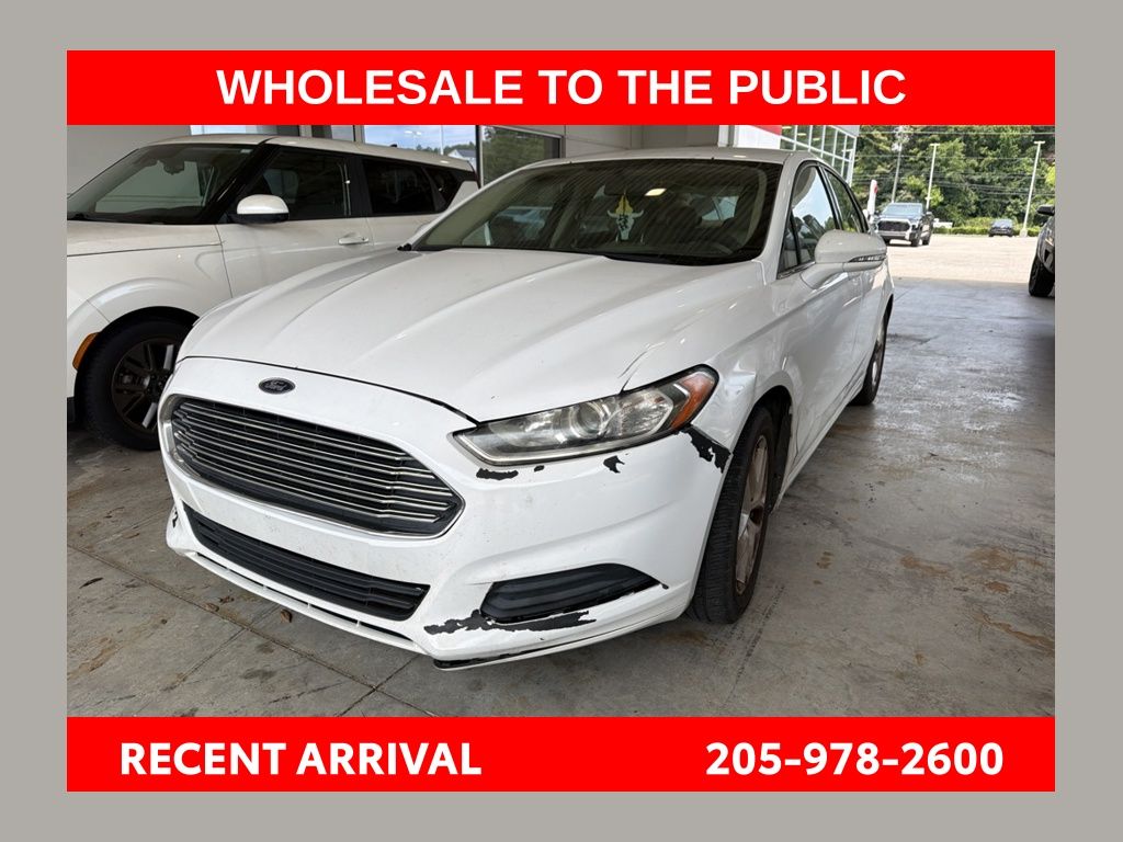 Oxford White 2014 Ford Fusion Sedan Front-Wheel Drive 6-Speed Automatic