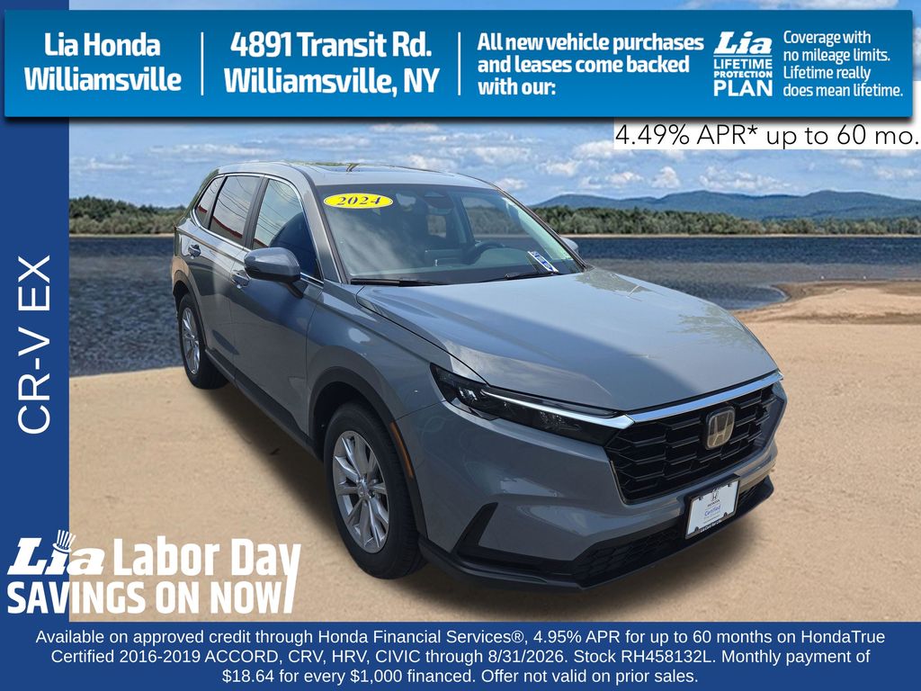 Urban Gray Pearl 2024 Honda CR-V SUV / Crossover All-Wheel Drive Continuously Variable Transmission