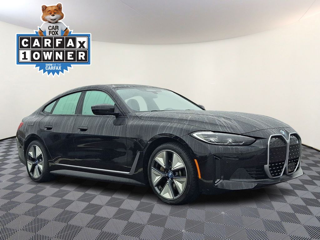Jet Black 2023 BMW i4 eDrive35 Gran Coupe FWD Sedan Rear-Wheel Drive Automatic
