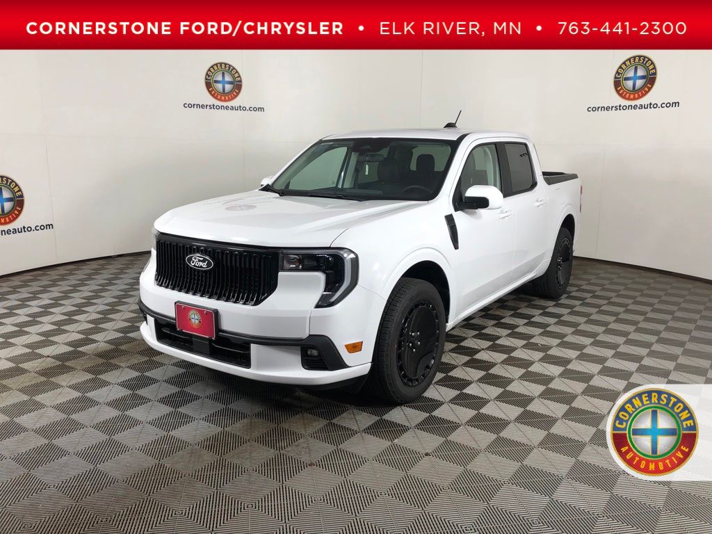 Oxford White 2025 Ford Maverick Pickup Truck All-Wheel Drive 7-Speed Automatic