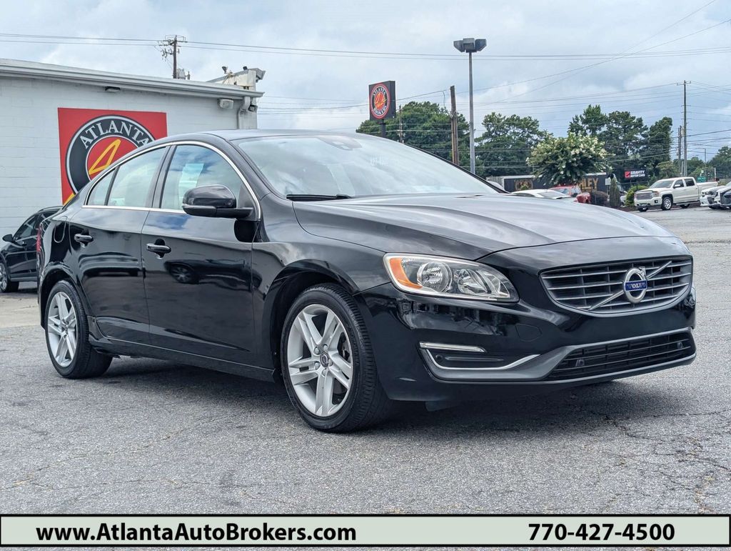 Black / Stone 2015 Volvo S60 Sedan Front-Wheel Drive Automatic