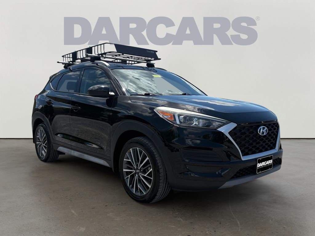 Black Noir Pearl 2019 Hyundai Tucson SUV / Crossover All-Wheel Drive 6-Speed Automatic