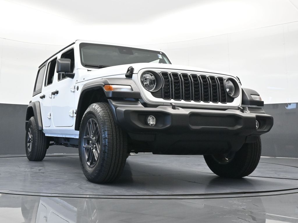 Used 2024 Bright White Clearcoat Jeep Sport S image 56