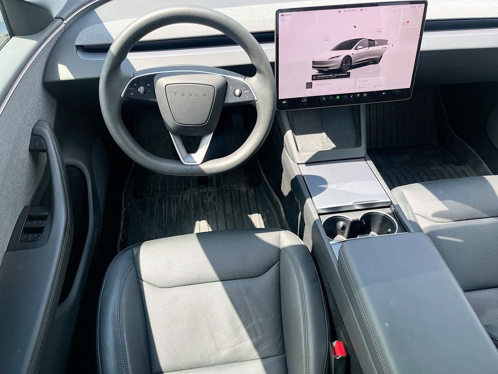 2025 Tesla Model 3 Long Range White at Classic Chevrolet Galveston