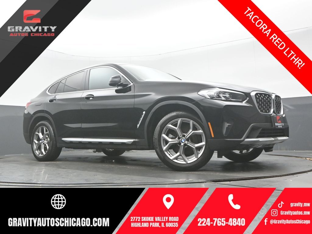 Jet Black 2023 BMW X4 SUV / Crossover All-Wheel Drive 8-Speed Automatic