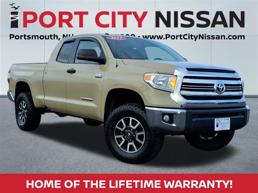 Quicksand 2017 Toyota Tundra SR5 Double Cab 5.7L 4WD Pickup Truck Four-Wheel Drive 6-Speed Automatic Overdrive