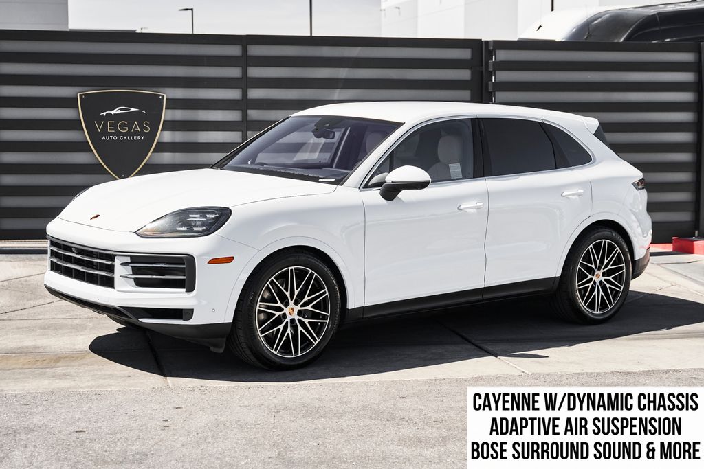 White 2025 Porsche Cayenne AWD SUV / Crossover All-Wheel Drive 8-Speed Automatic