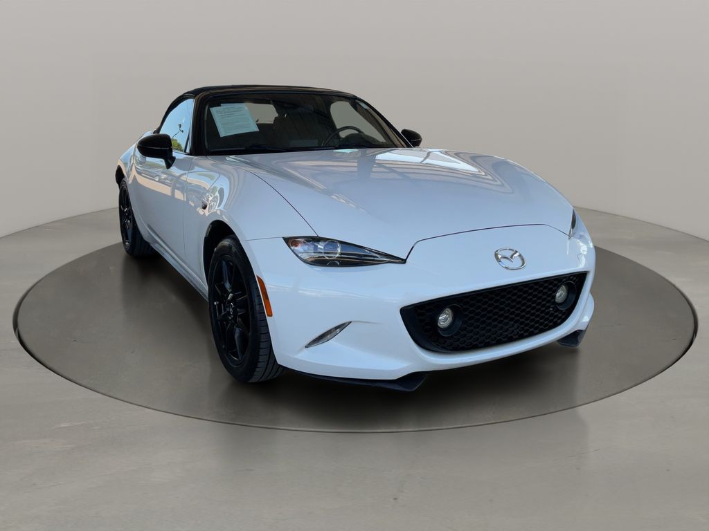 Arctic White 2020 Mazda MX-5 Miata Sport RWD Convertible Rear-Wheel Drive 6-Speed Manual