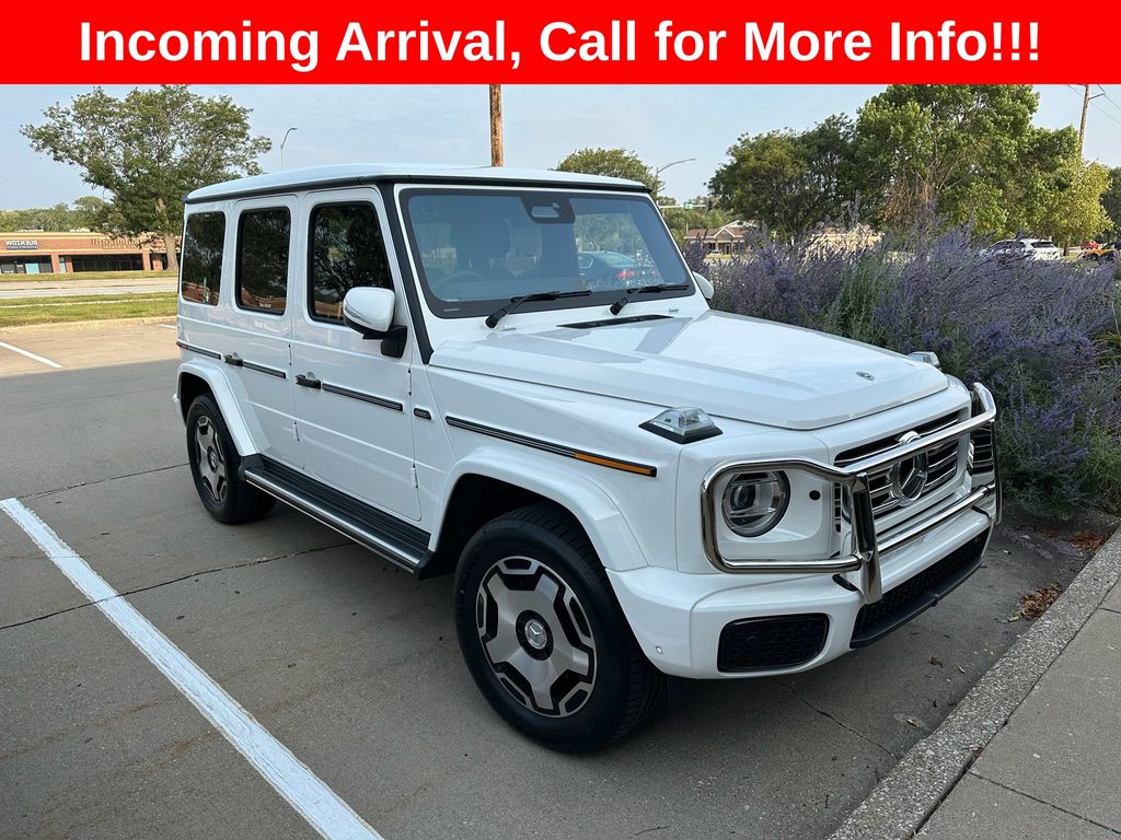 Polar White 2025 Mercedes-Benz G-Class G 550 4MATIC SUV / Crossover All-Wheel Drive 9-Speed Automatic