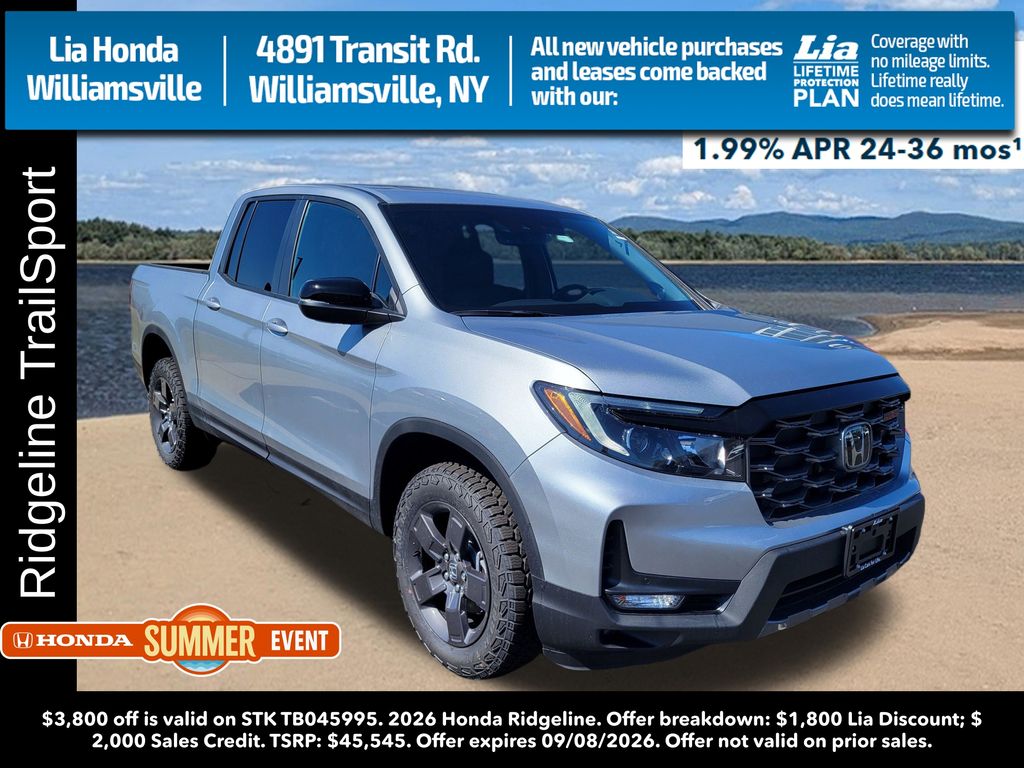 Nh-932m 2026 Honda Ridgeline Pickup Truck All-Wheel Drive 9-Speed Automatic