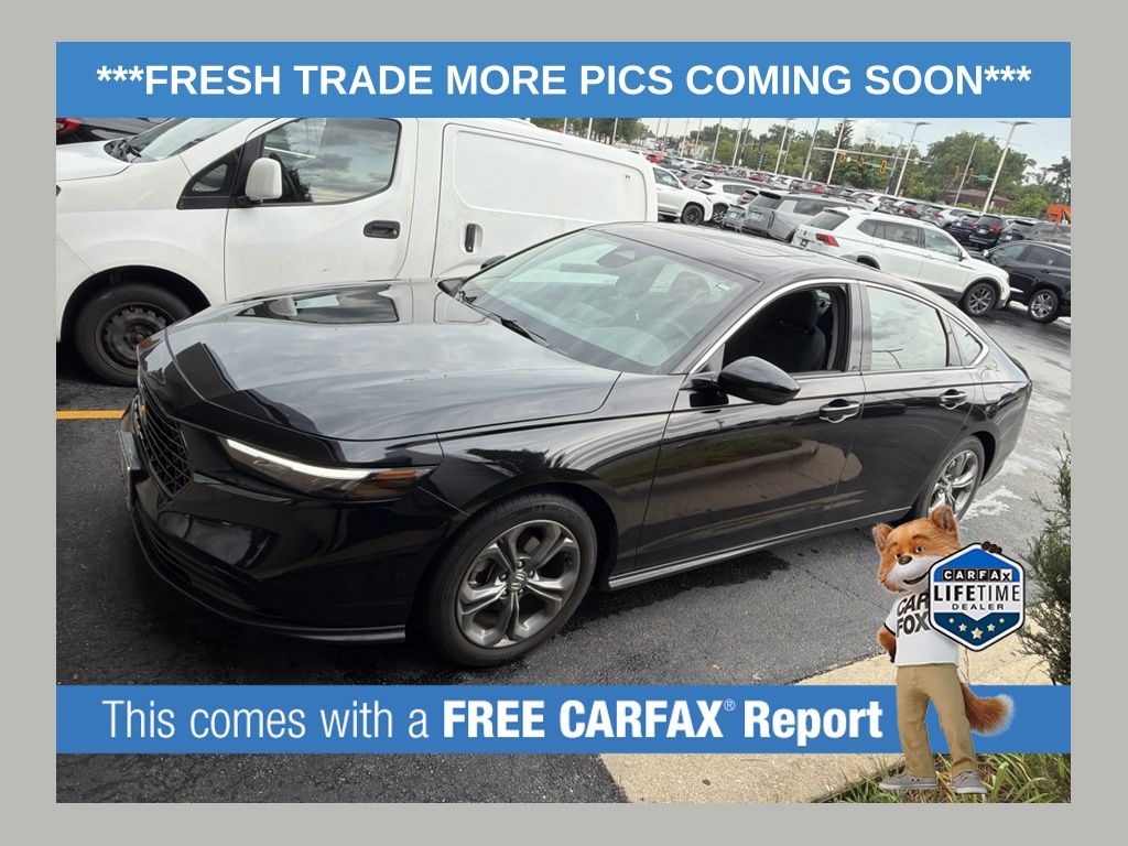 Crystal Black Pearl 2024 Honda Accord Sedan Front-Wheel Drive Continuously Variable Transmission
