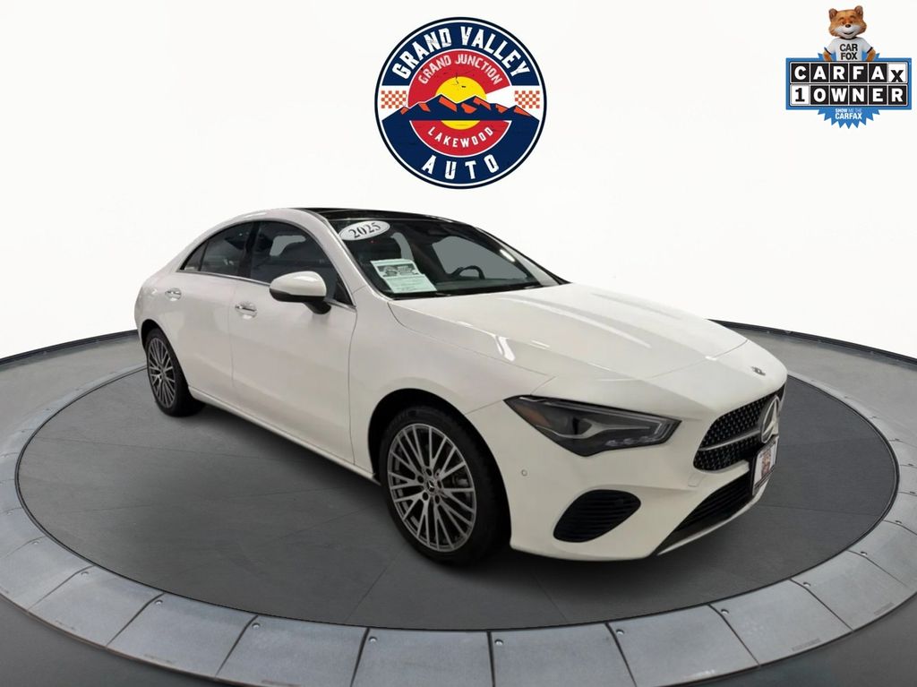 Polar White 2025 Mercedes-Benz CLA 250 4MATIC Coupe All-Wheel Drive Automatic