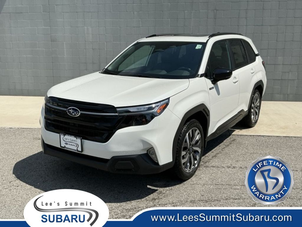 Crystal White Pearl 2026 Subaru Forester Hybrid SUV / Crossover All-Wheel Drive Continuously Variable Transmission