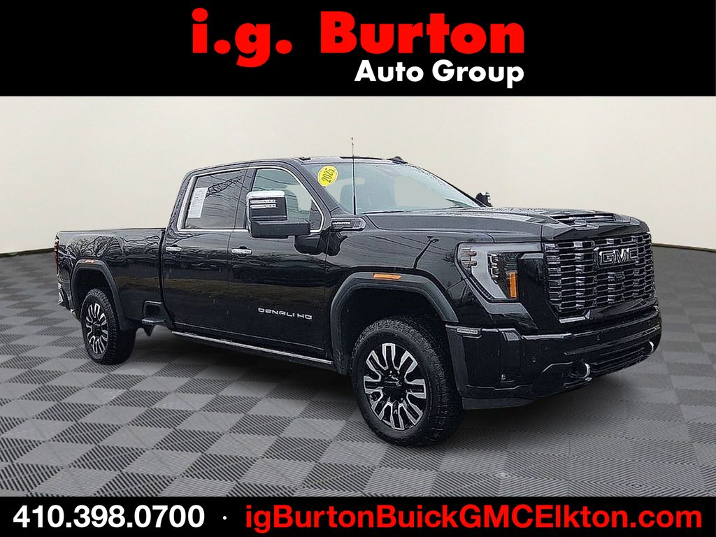 Onyx Black 2025 GMC Sierra 2500HD Pickup Truck Four-Wheel Drive Automatic