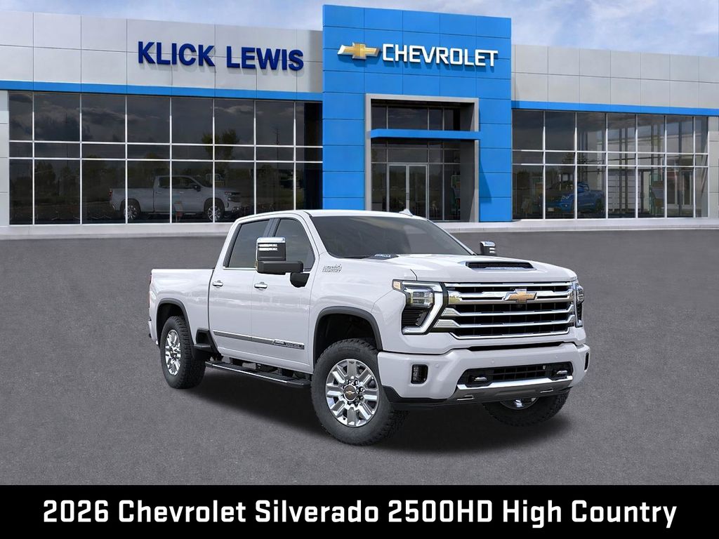 2026 Chevrolet Silverado 2500HD High Country White at Klick Lewis Buick Chevrolet