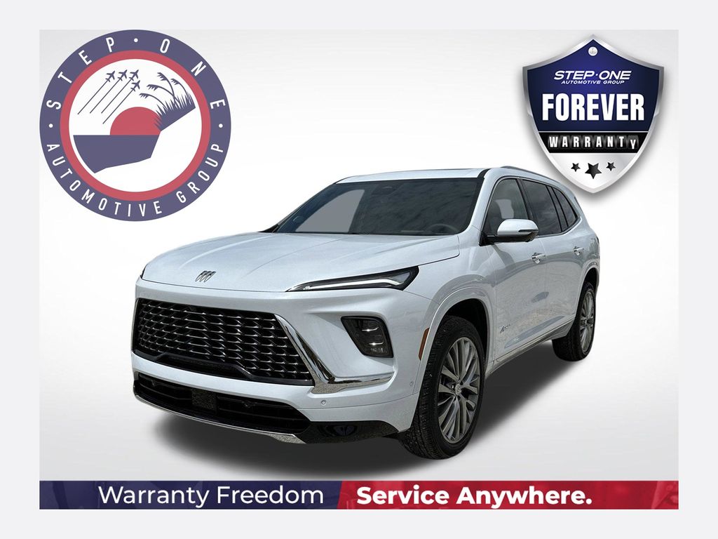 iridescent white tricoat 2026 Buick Enclave Avenir FWD SUV / Crossover Front-Wheel Drive 8-Speed Automatic