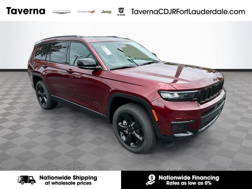 Velvet Red Pearlcoat 2025 Jeep Grand Cherokee L Limited RWD SUV / Crossover 4X2 8-Speed Automatic