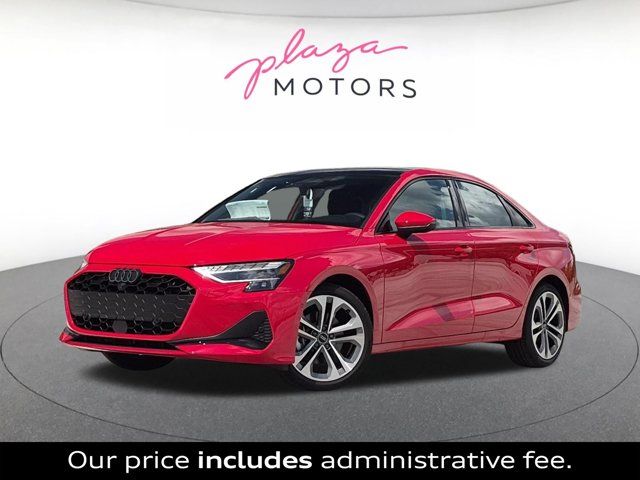 Progressive Red Metallic 2026 Audi A3 Sedan All-Wheel Drive 7-Speed Automatic