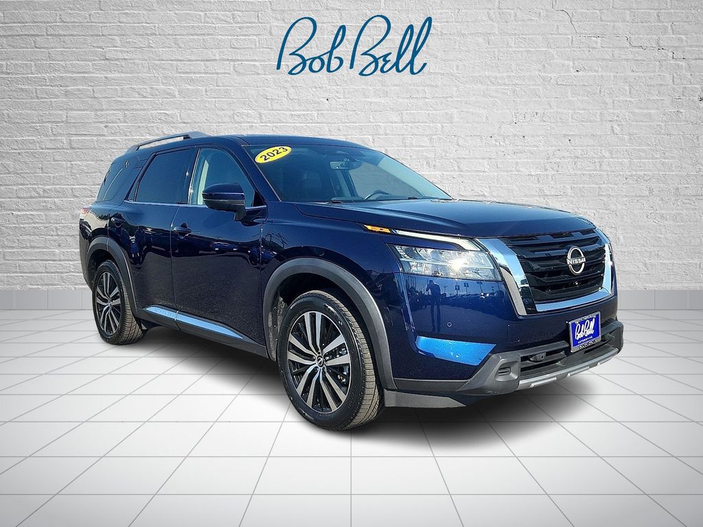 Deep Ocean Blue Pearl 2023 Nissan Pathfinder SUV / Crossover All-Wheel Drive 9-Speed Automatic
