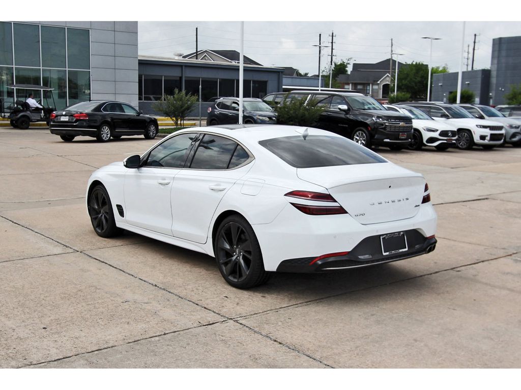 2023 Genesis G70 2.0T White at Emmons Autoplex