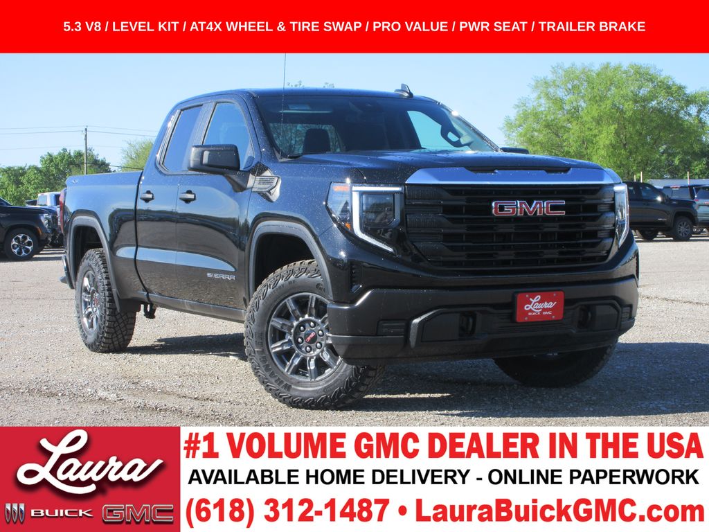 Onyx Black 2026 GMC Sierra 1500 Pickup Truck Four-Wheel Drive Automatic