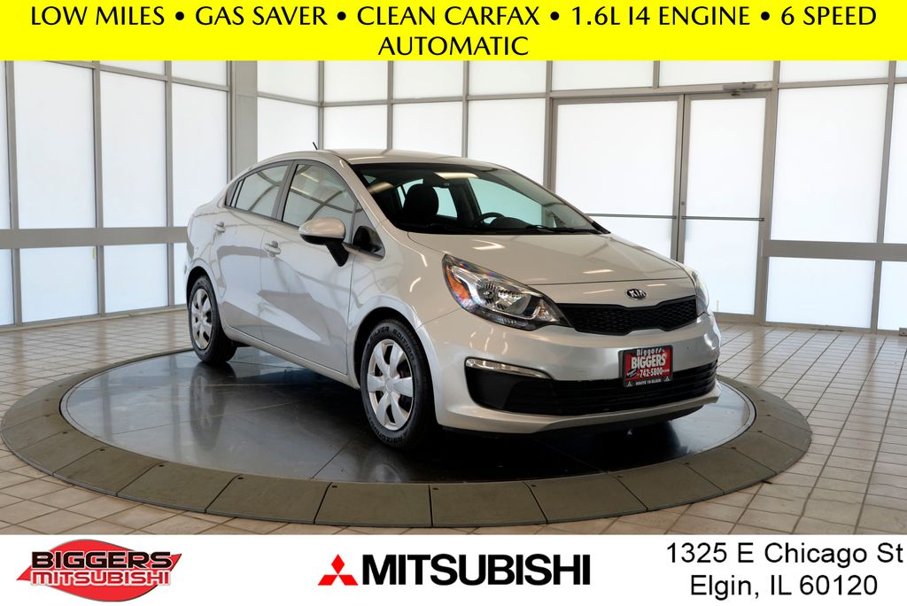 Bright Silver 2017 Kia Rio LX Sedan Front-Wheel Drive 6-Speed Automatic