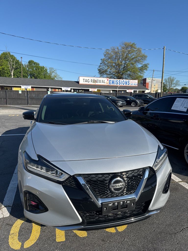 Brilliant Silver Metallic 2020 Nissan Maxima Platinum FWD Sedan Front-Wheel Drive Continuously Variable Transmission