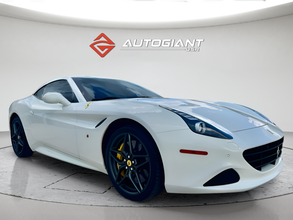 Bianco Avus 2015 Ferrari California T Convertible Rear-Wheel Drive 7-Speed Manual