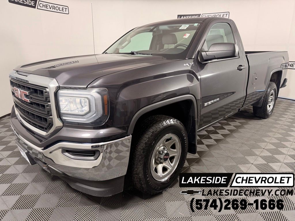 Gray (Iridium Metallic) 2016 GMC Sierra 1500 Pickup Truck Four-Wheel Drive 6-Speed Automatic Overdrive