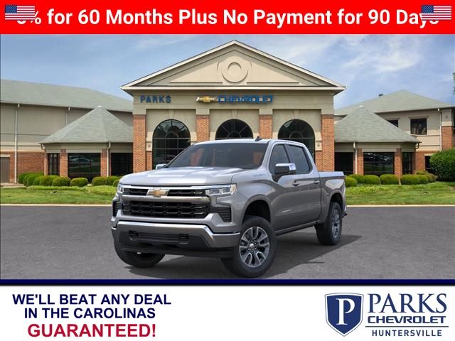 Sterling Gray Metallic 2026 Chevrolet Silverado 1500 Pickup Truck Four-Wheel Drive 8-Speed Automatic