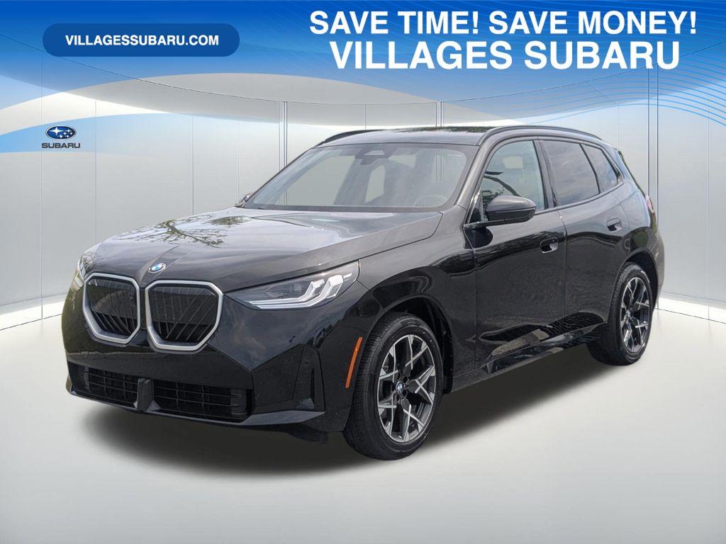 Black Sapphire Metallic 2025 BMW X3 SUV / Crossover All-Wheel Drive 8-Speed Automatic