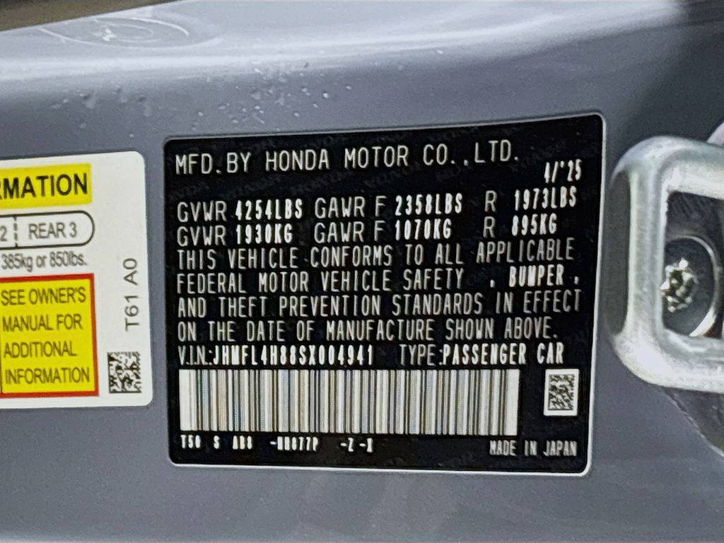 2025 Honda Civic Hybrid Sport