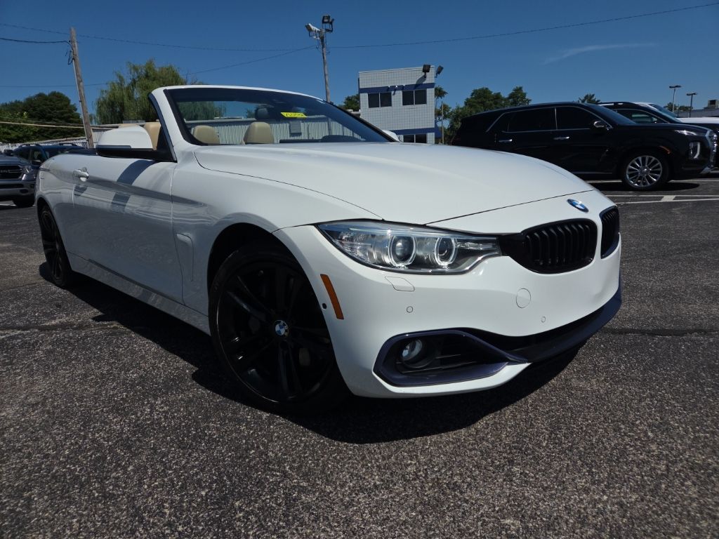 Alpine White 2017 BMW 4 Series Convertible All-Wheel Drive 8-Speed Automatic
