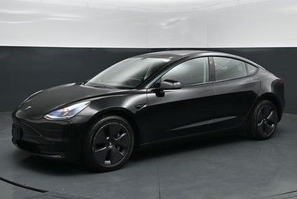 Black 2023 Tesla Model 3 Sedan Rear-Wheel Drive 1-Speed Automatic