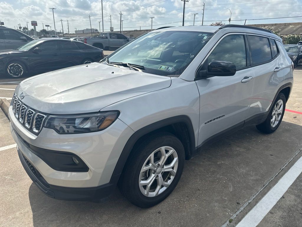 2024 Jeep Compass Latitude Silver at Classic Chevrolet Galveston