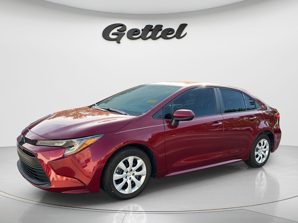 Red (Ruby Flare Pearl) 2024 Toyota Corolla Sedan Front-Wheel Drive Continuously Variable Transmission