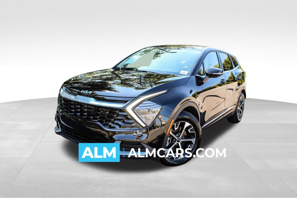 Ebony Black 2025 Kia Sportage SUV / Crossover Front-Wheel Drive 8-Speed Automatic