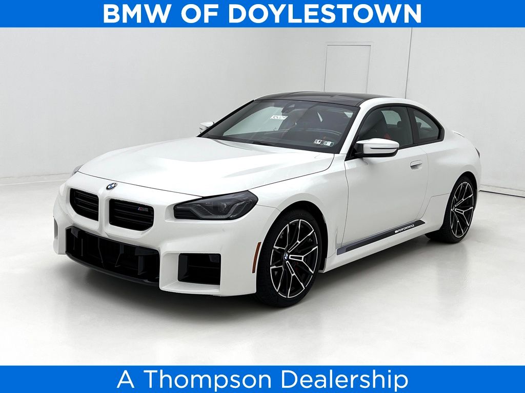 Alpine White 2025 BMW M2 RWD Coupe Rear-Wheel Drive 6-Speed Manual