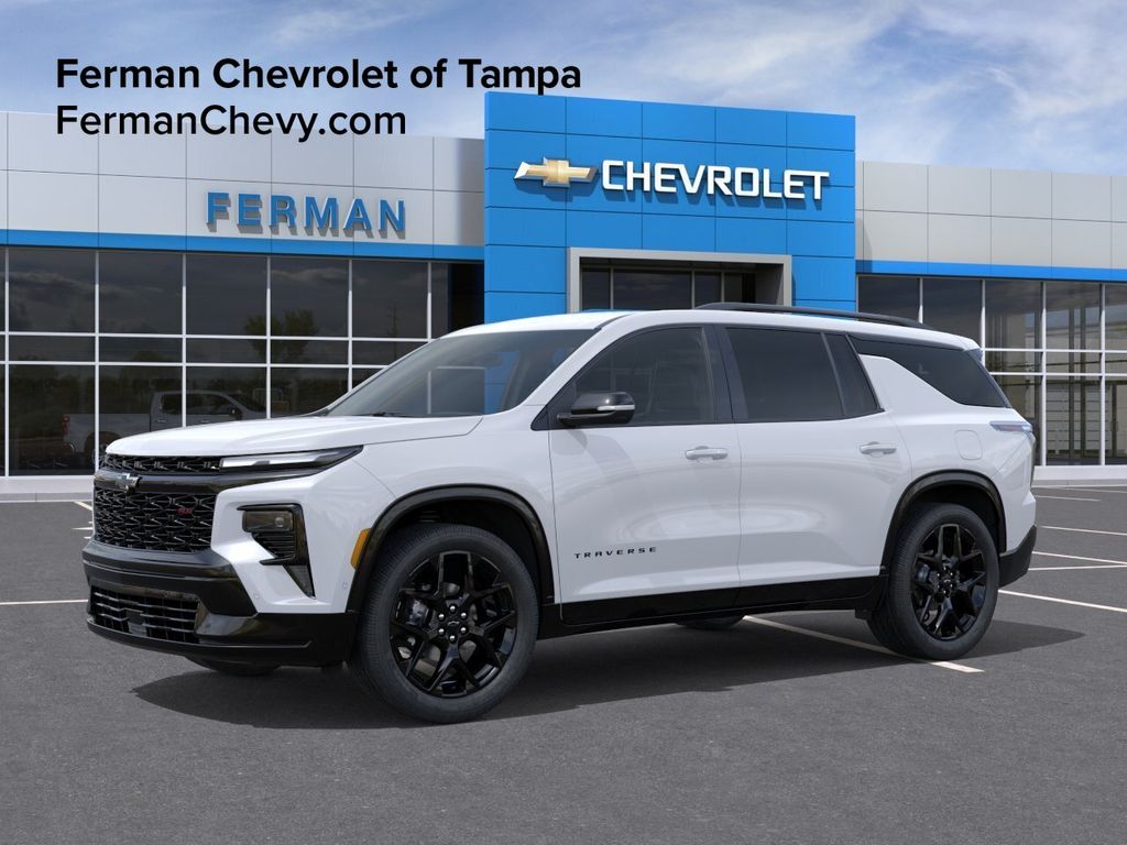 Polar White Tricoat 2026 Chevrolet Traverse SUV / Crossover Four-Wheel Drive 8-Speed Automatic