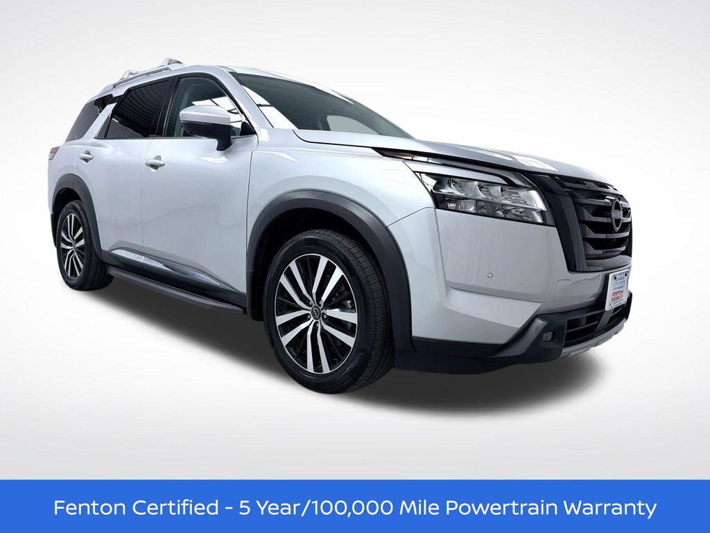 Brilliant Silver Metallic 2023 Nissan Pathfinder SUV / Crossover All-Wheel Drive 9-Speed Automatic