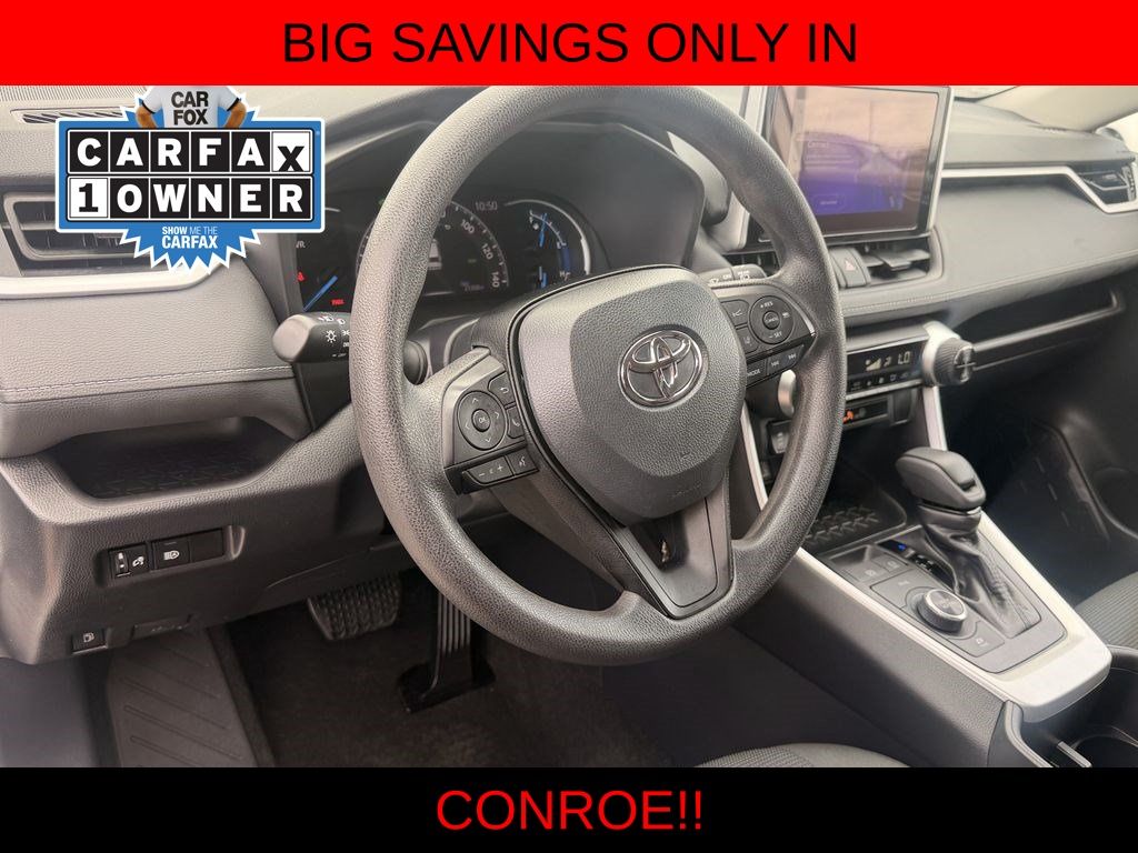 2024 Toyota RAV4 Hybrid LE White at Don McGill Toyota