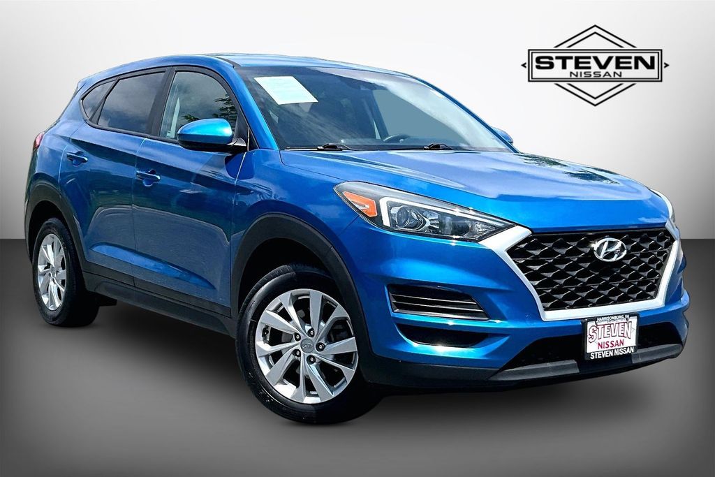 Teal (Aqua Blue) 2019 Hyundai Tucson SUV / Crossover Front-Wheel Drive 6-Speed Automatic