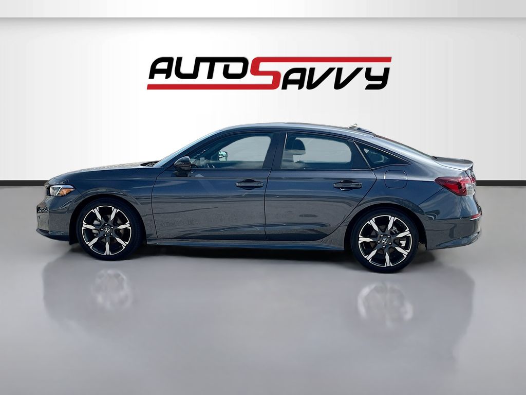 2025 Honda Civic Hybrid Sport Touring Gray at AutoSavvy Houston Northwest